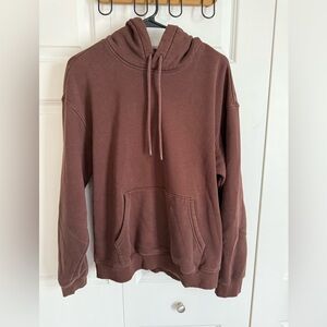 H&M Men's Brown Drawstring Hoodie